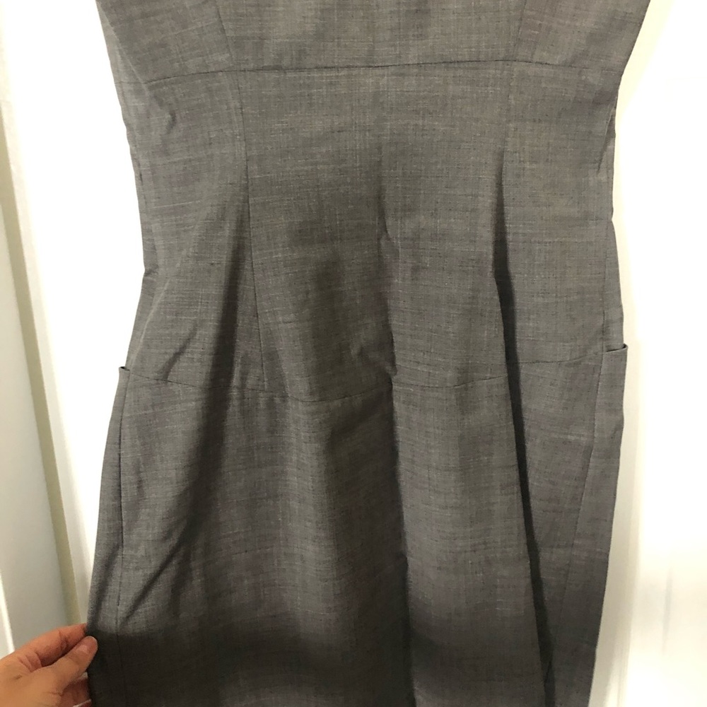 Chaiken sheath dress, sz 6, great for RTO, slight herringbone pattern - Picture 9 of 16